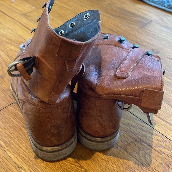 Allsaints cognac brown boots size 36 - Picture 2 of 5